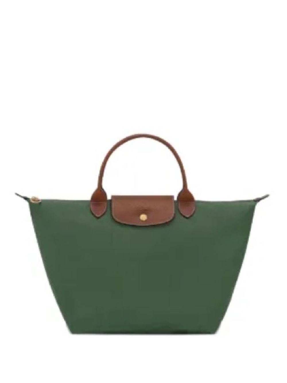 LONGCHAMP Le Pliage M Medium Green Tote Bag